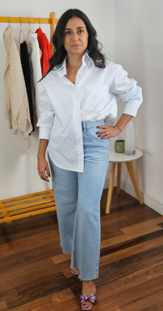 CAMISA OVERSIZED BRANCA