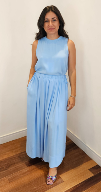 BLUSA VISCOSE COM GOLA