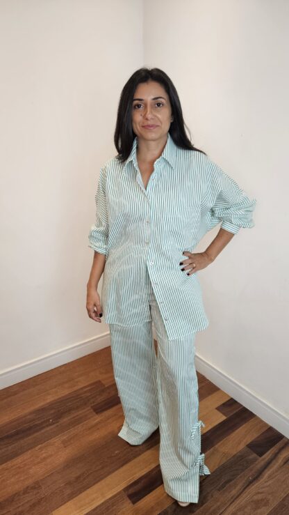 CAMISA OVERSIZED LISTRADA - Image 4