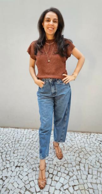 BLUSA TRICOT DECOTE REDONDO