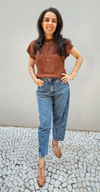 BLUSA TRICOT DECOTE REDONDO