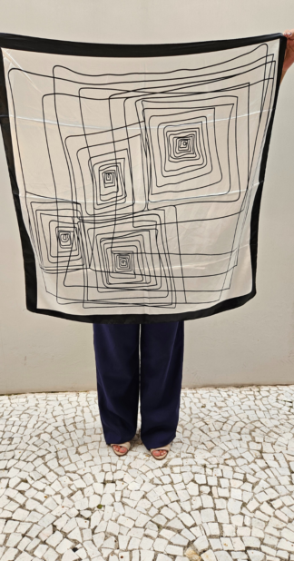 LENÇO CETIM 90X90
