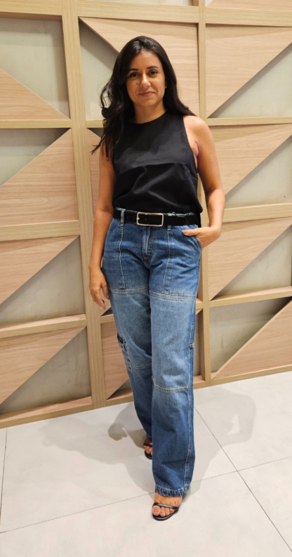 CALÇA JEANS CARGO - Image 3