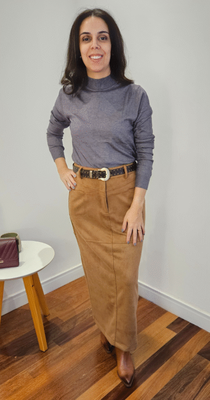 BLUSA TRICOT GOLA ALTA - Image 3
