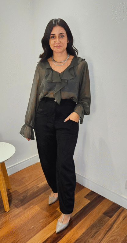CAMISA COM BABADO - Image 2